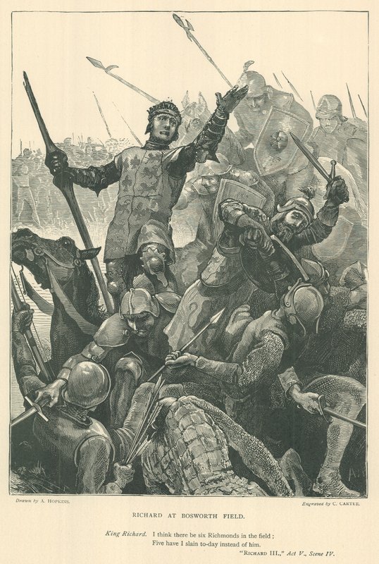 Ilustrace pro krále Richarda III od Arthur Hopkins