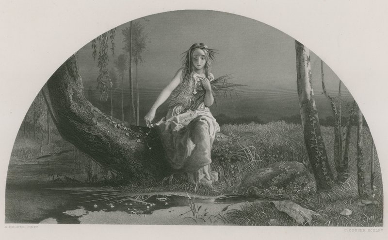 Ofélie, Hamlet od Arthur Hughes