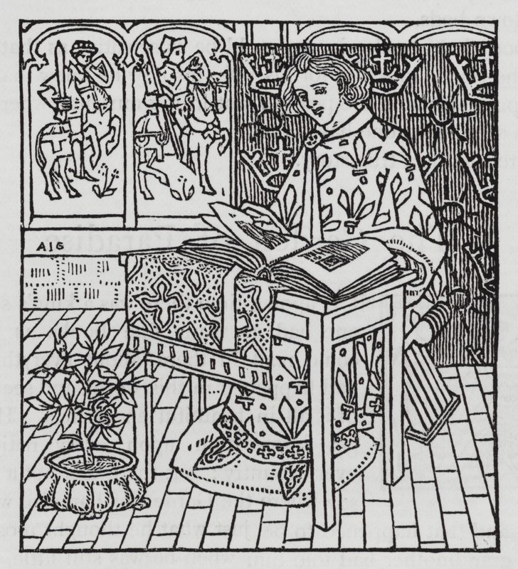 Hans Christian Andersen: Rajská zahrada (litho) od Arthur Joseph Gaskin