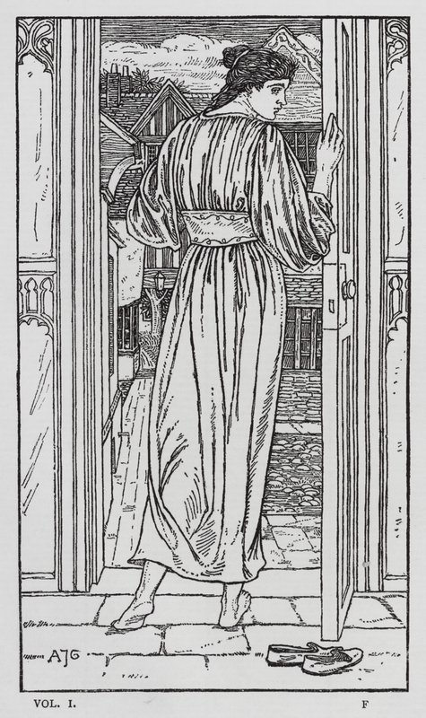 Hans Christian Andersen: The Goloshes of Fortune (litho) od Arthur Joseph Gaskin