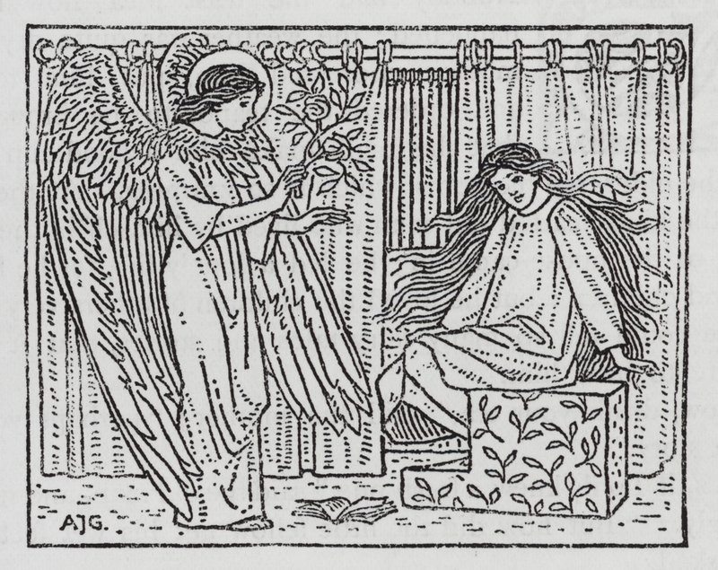 Hans Christian Andersen: The Red Shoes (litho) od Arthur Joseph Gaskin