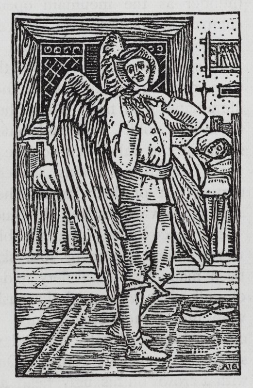 Hans Christian Andersen: Cestující společník (litho) od Arthur Joseph Gaskin