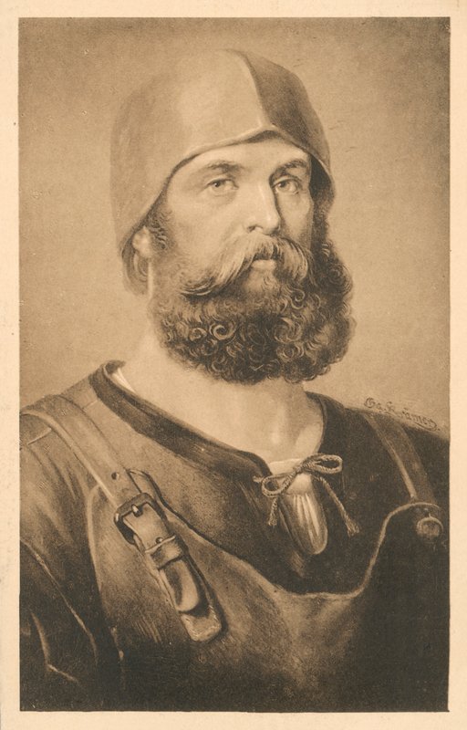 Peter Vischer starší, německý sochař (litografie) od Arthur Quartley