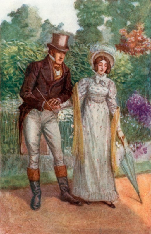 Ilustrace pro Emmu od Jane Austenové od Arthur Wallis Mills