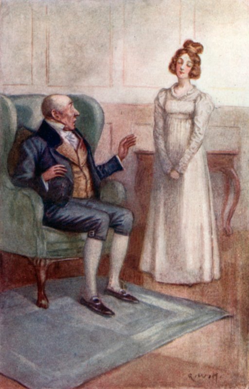 Ilustrace pro Emmu od Jane Austenové od Arthur Wallis Mills