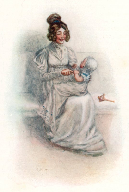 Ilustrace pro Emmu od Jane Austenové od Arthur Wallis Mills