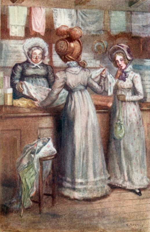 Ilustrace pro Emmu od Jane Austenové od Arthur Wallis Mills