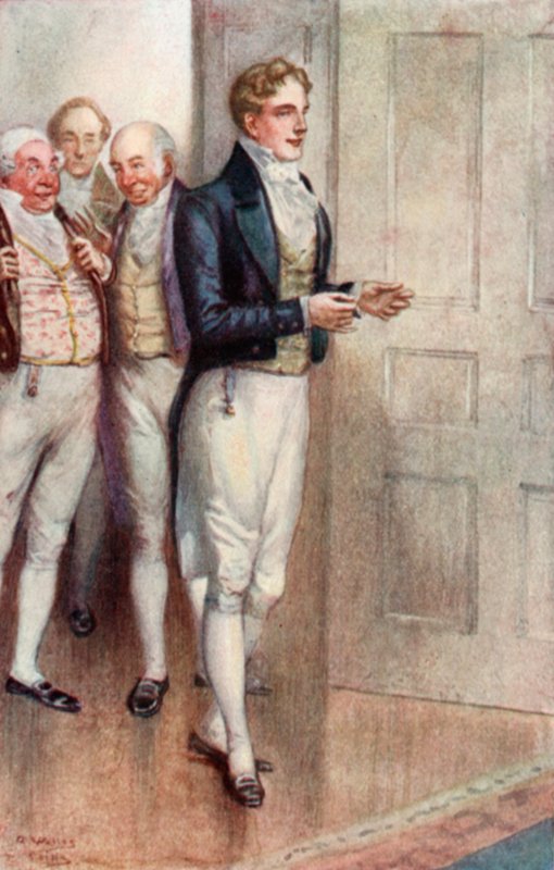 Ilustrace pro Emmu od Jane Austenové od Arthur Wallis Mills