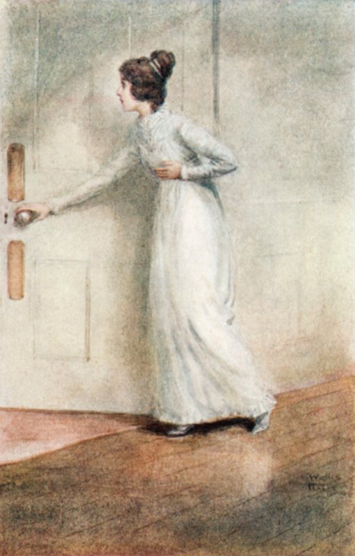 Ilustrace pro Northanger Abbey od Jane Austenové od Arthur Wallis Mills