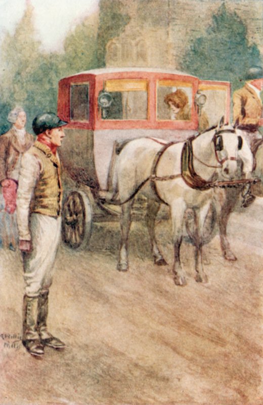 Ilustrace pro Northanger Abbey od Jane Austenové od Arthur Wallis Mills