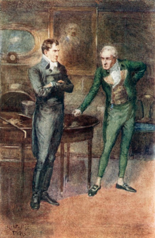 Ilustrace pro Northanger Abbey od Jane Austenové od Arthur Wallis Mills