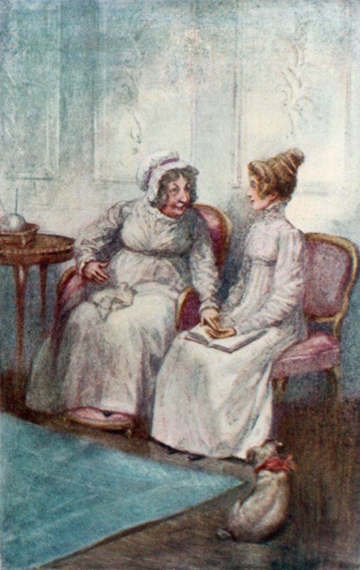 Ilustrace pro Northanger Abbey od Jane Austenové od Arthur Wallis Mills