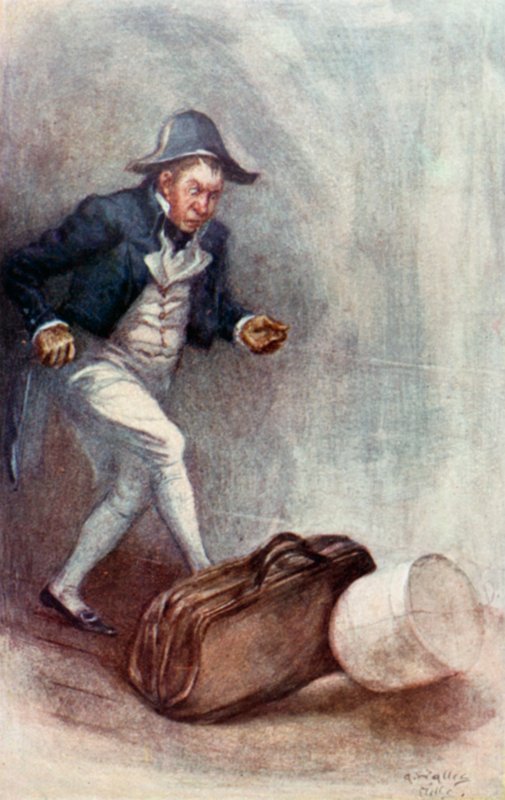 Ilustrace pro Northanger Abbey od Jane Austenové od Arthur Wallis Mills