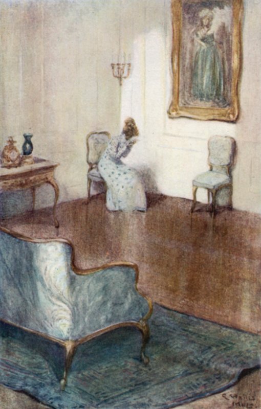 Ilustrace pro Northanger Abbey od Jane Austenové od Arthur Wallis Mills