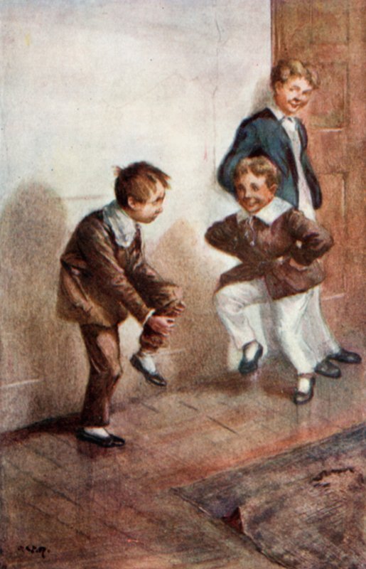 Ilustrace pro Northanger Abbey od Jane Austenové od Arthur Wallis Mills