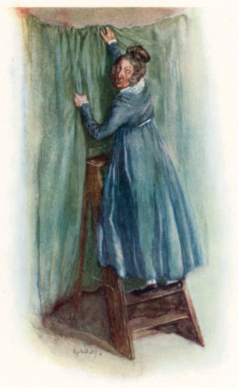 Ilustrace pro Northanger Abbey od Jane Austenové od Arthur Wallis Mills