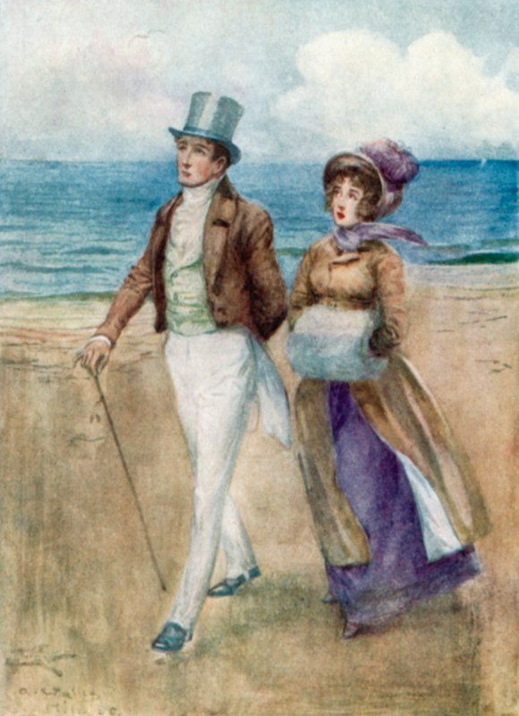 Ilustrace pro přesvědčování od Jane Austenové od Arthur Wallis Mills
