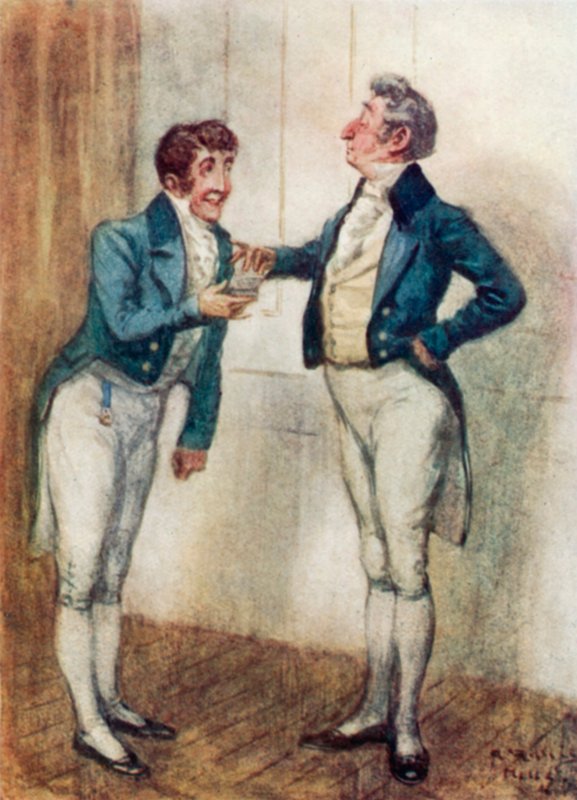 Ilustrace pro přesvědčování od Jane Austenové od Arthur Wallis Mills