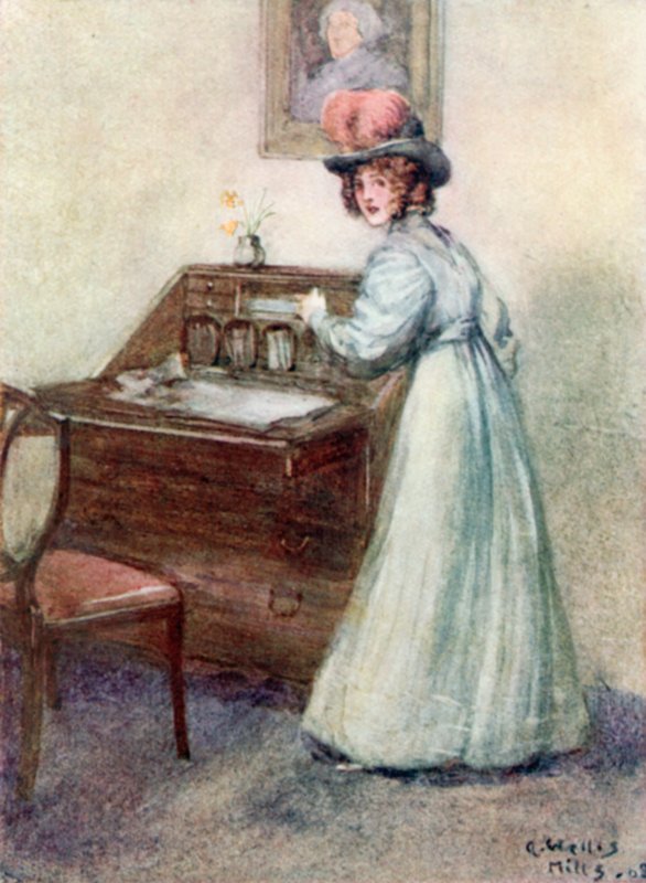 Ilustrace pro přesvědčování od Jane Austenové od Arthur Wallis Mills