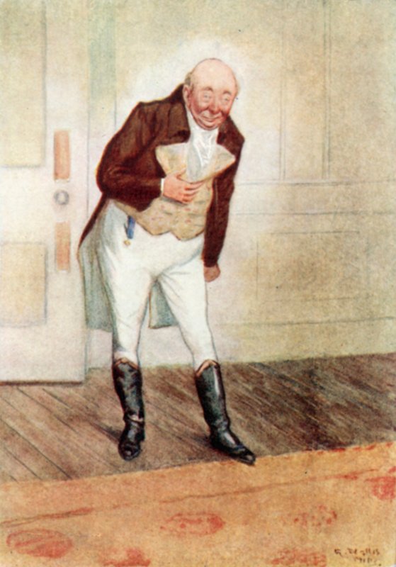 Ilustrace k Pýchě a předsudku od Jane Austenové od Arthur Wallis Mills