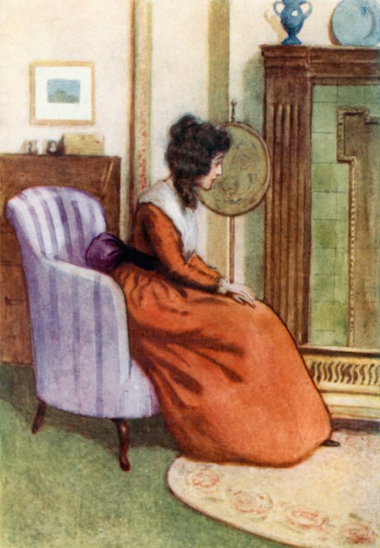 Ilustrace pro Sense and Sensibility od Jane Austenové od Arthur Wallis Mills