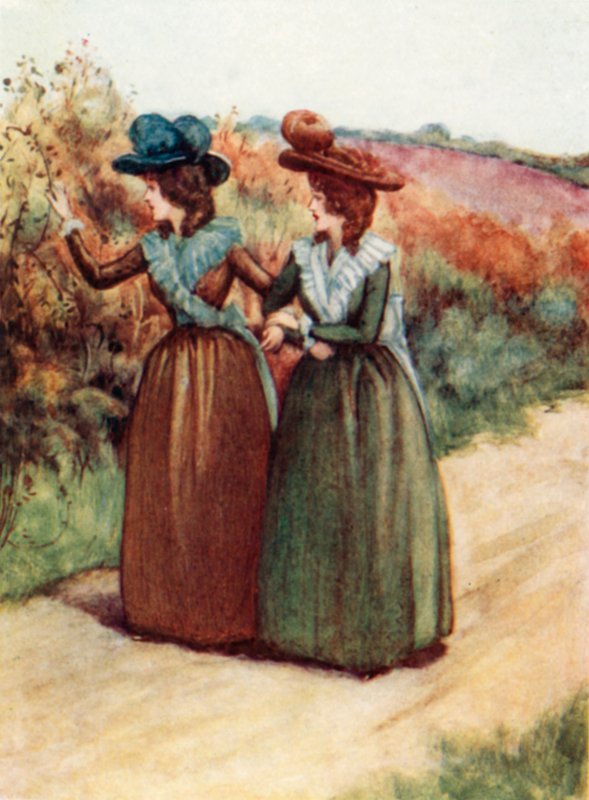 Ilustrace pro Sense and Sensibility od Jane Austenové od Arthur Wallis Mills