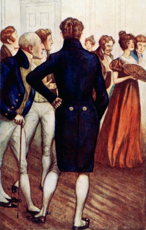 Ilustrace pro Sense and Sensibility od Jane Austenové od Arthur Wallis Mills