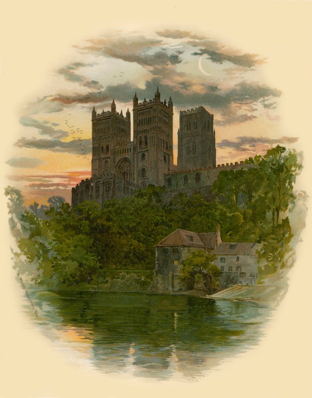 Durhamská katedrála, západní fronta od Arthur Wilde Parsons