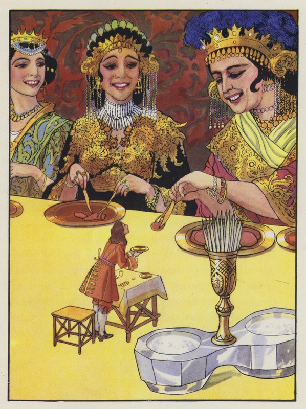 Ilustrace pro Gullivers Travels od Jonathana Swifta od Artus Scheiner