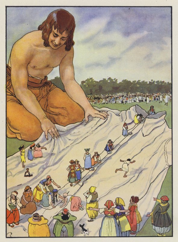 Ilustrace pro Gullivers Travels od Jonathana Swifta od Artus Scheiner