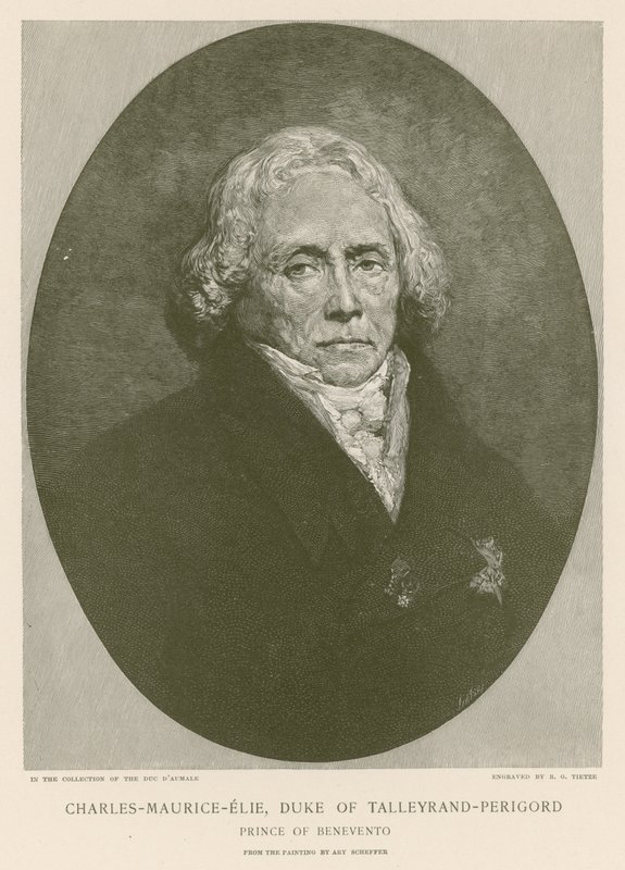 Charles Maurice de Talleyrand-Perigord od Ary Scheffer