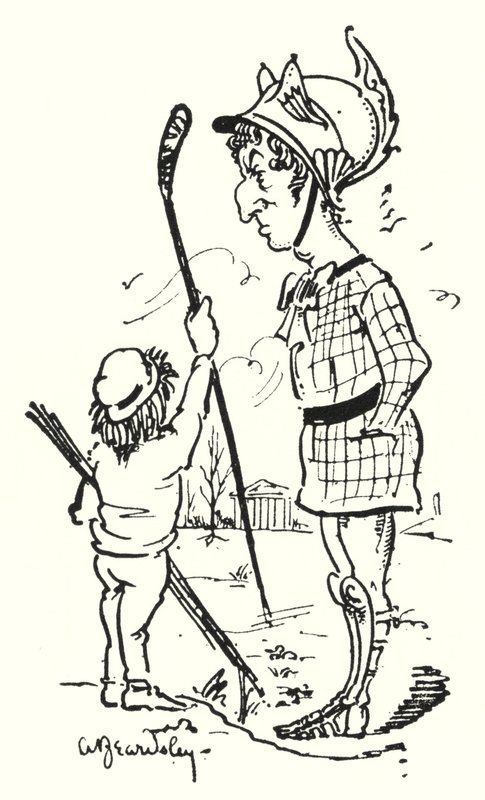 Aeneas na odkazech od Aubrey Beardsley