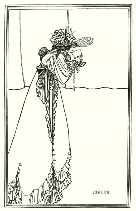 Isolda od Aubrey Beardsley