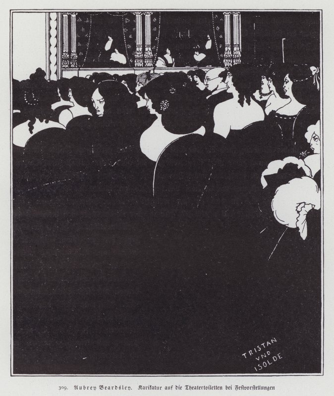 Wagneritové, 1894 od Aubrey Beardsley