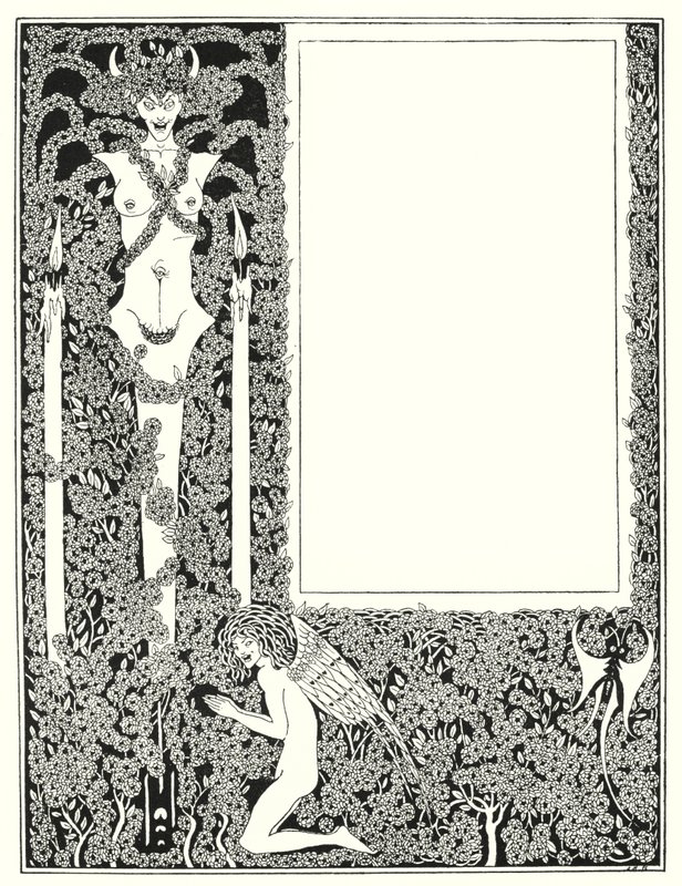 Návrh na titulní stranu "Salome" (rytina) od Aubrey (after) Beardsley
