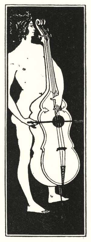 Ornament na titulní straně (rytina) od Aubrey (after) Beardsley