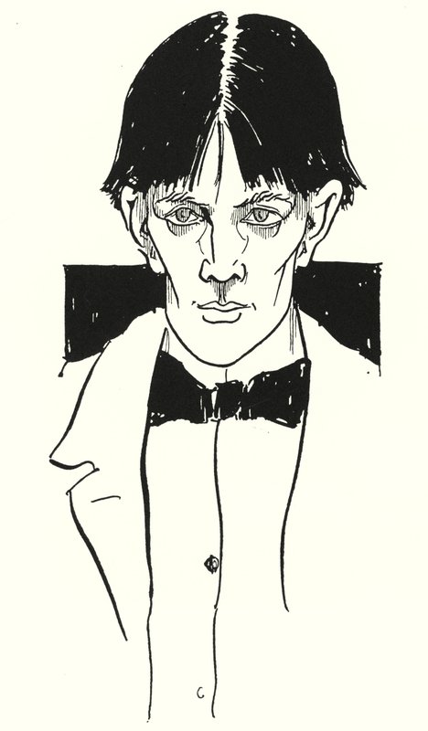 Portrét samotného Aubreyho Beardsleyho od Aubrey Beardsley