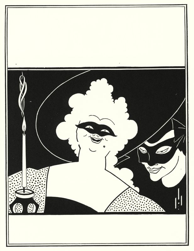 Návrh obálky „Žlutá kniha“, svazek I od Aubrey Beardsley