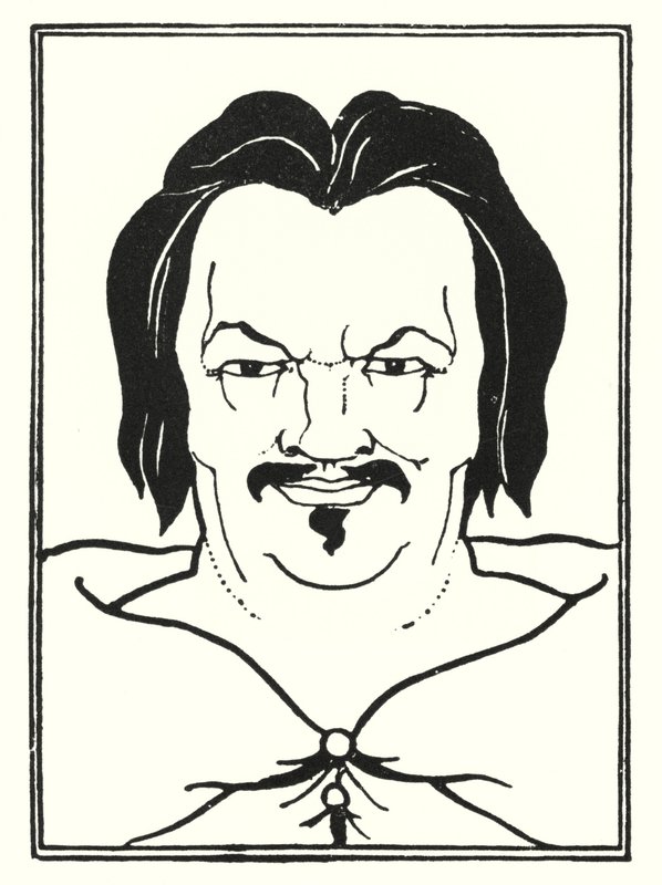 Design krytu, boční od Aubrey Beardsley