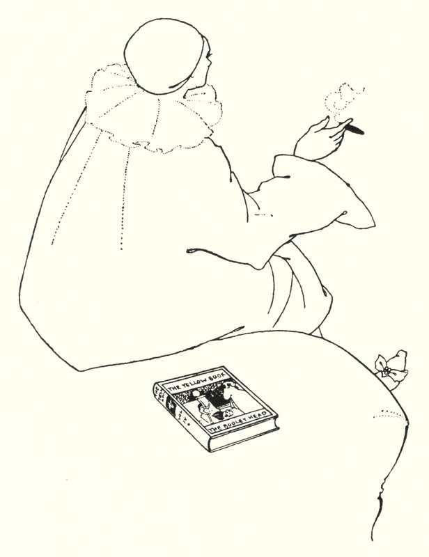 Design pro pozvánku od Aubrey Beardsley