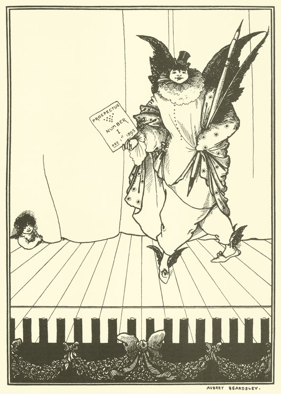 Návrh prospektu Savoye od Aubrey Beardsley