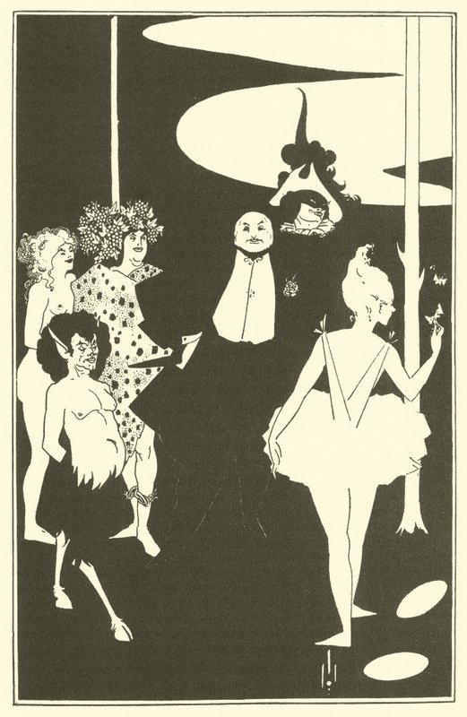 Frontispiece, hry Johna Davidsona, 1893 od Aubrey Beardsley