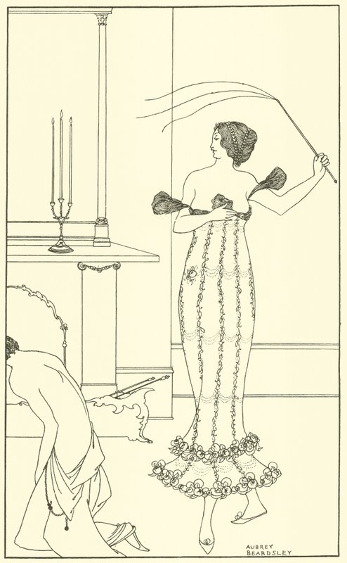 Frontispis, Úplný a pravdivý popis báječné mise Earla Lavendera od Aubrey Beardsley