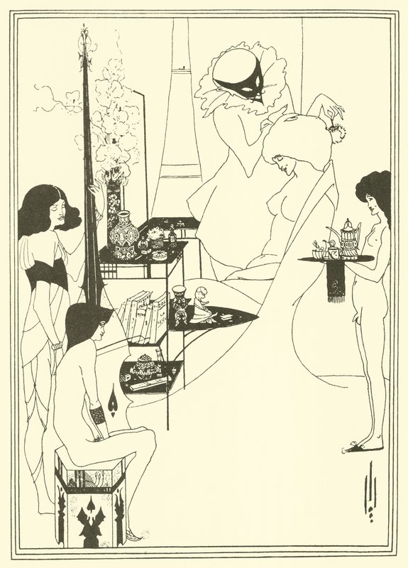 Toaleta Salome od Aubrey Beardsley