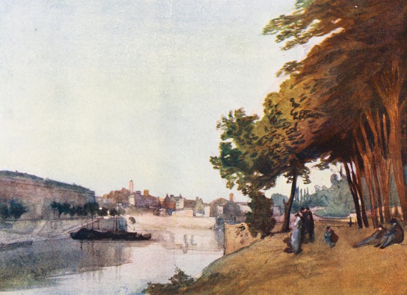 Řím: Marmorata (barevná litografie) od Aubrey Waterfield