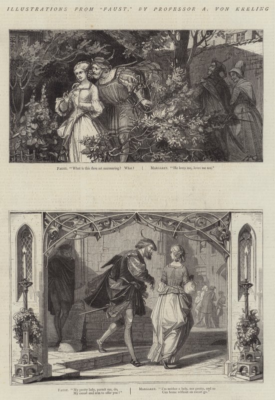 Ilustrace z Fausta od August von Kreling