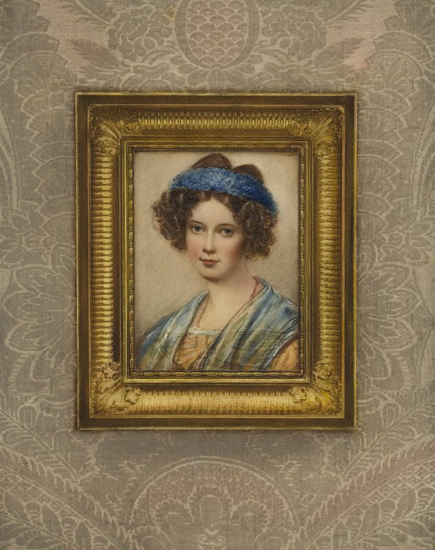Portrét manželky Ludwiga von Borstell od August Grahl
