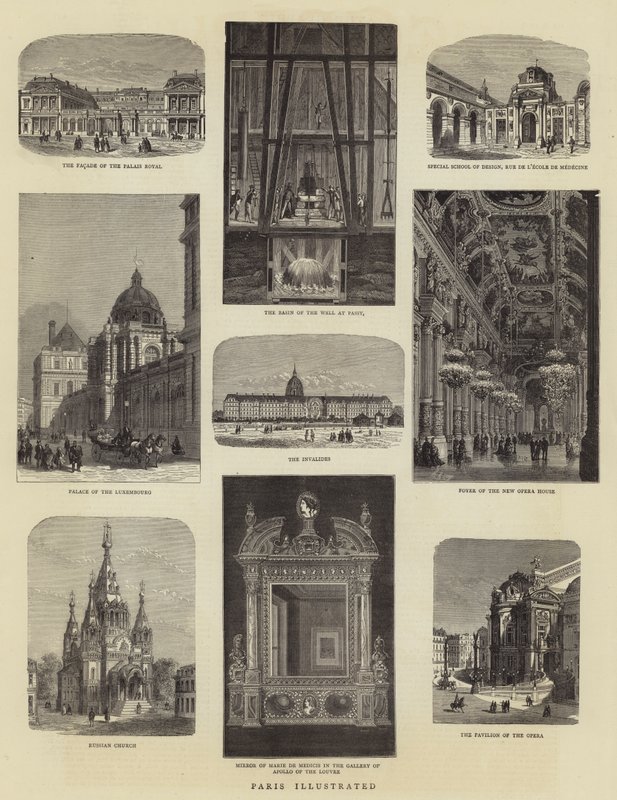 Paris Illustrated od Auguste Victor Deroy