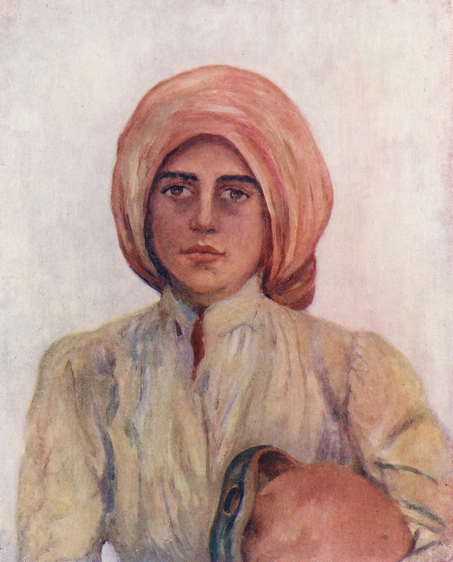Rolnice z Capri (barevná litografie) od Augustine Fitzgerald