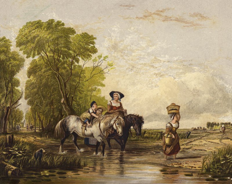Návrat z Marketu od Augustus Wall Callcott